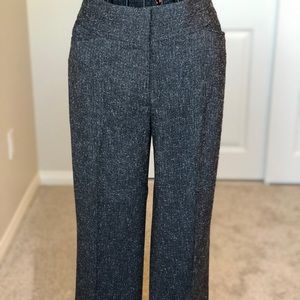 NWOT Ann Taylor Loft Gray Twill Trousers